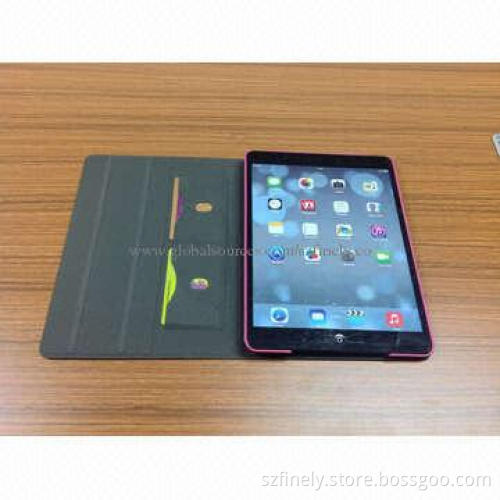 Multiple Functions Leather Case for iPad Air, Card Insert and Stand Function